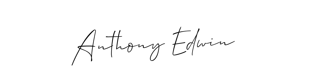 Also we have Anthony Edwin name is the best signature style. Create professional handwritten signature collection using Allison_Script autograph style. Anthony Edwin signature style 2 images and pictures png