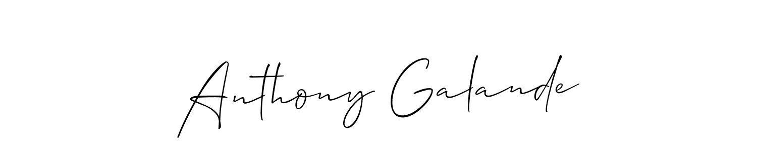 Once you've used our free online signature maker to create your best signature Allison_Script style, it's time to enjoy all of the benefits that Anthony Galande name signing documents. Anthony Galande signature style 2 images and pictures png