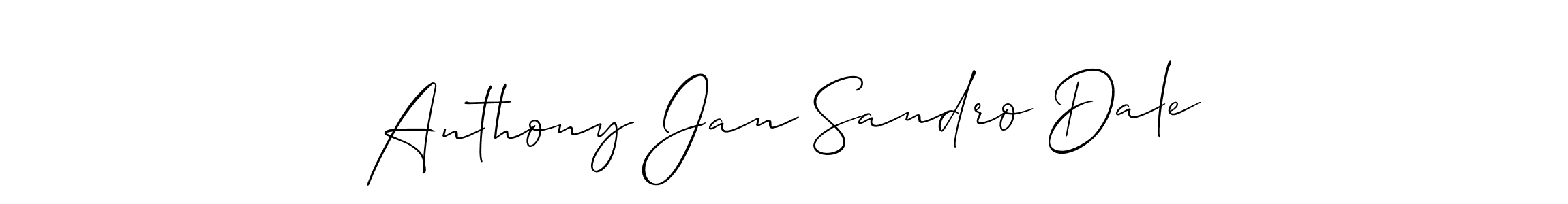 Similarly Allison_Script is the best handwritten signature design. Signature creator online .You can use it as an online autograph creator for name Anthony Jan Sandro Dale. Anthony Jan Sandro Dale signature style 2 images and pictures png