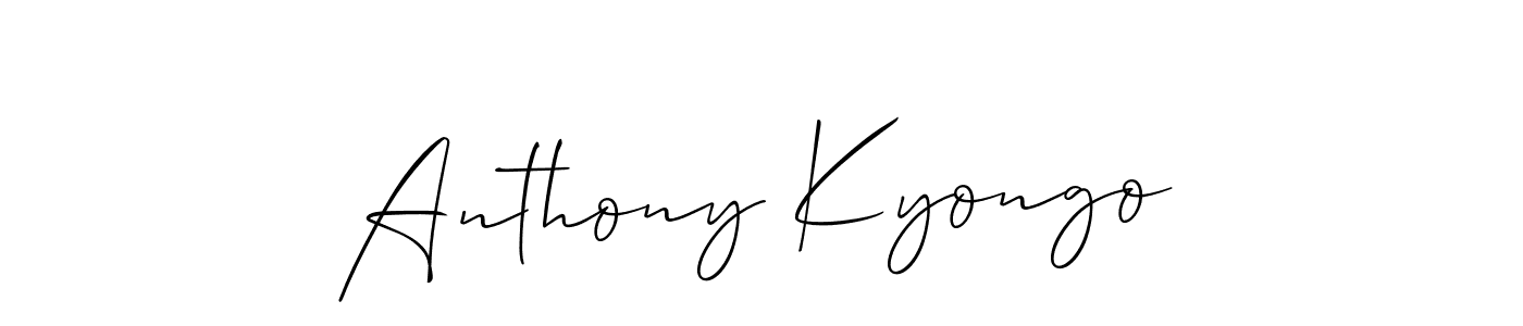 Best and Professional Signature Style for Anthony Kyongo. Allison_Script Best Signature Style Collection. Anthony Kyongo signature style 2 images and pictures png