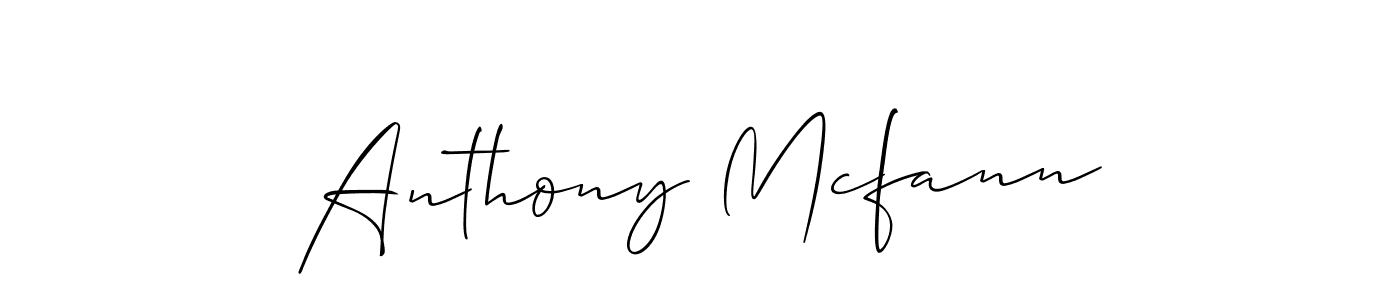 Make a beautiful signature design for name Anthony Mcfann. Use this online signature maker to create a handwritten signature for free. Anthony Mcfann signature style 2 images and pictures png