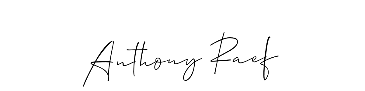 Also You can easily find your signature by using the search form. We will create Anthony Raef name handwritten signature images for you free of cost using Allison_Script sign style. Anthony Raef signature style 2 images and pictures png