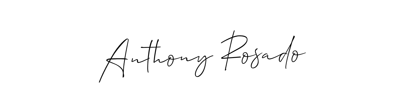 Create a beautiful signature design for name Anthony Rosado. With this signature (Allison_Script) fonts, you can make a handwritten signature for free. Anthony Rosado signature style 2 images and pictures png