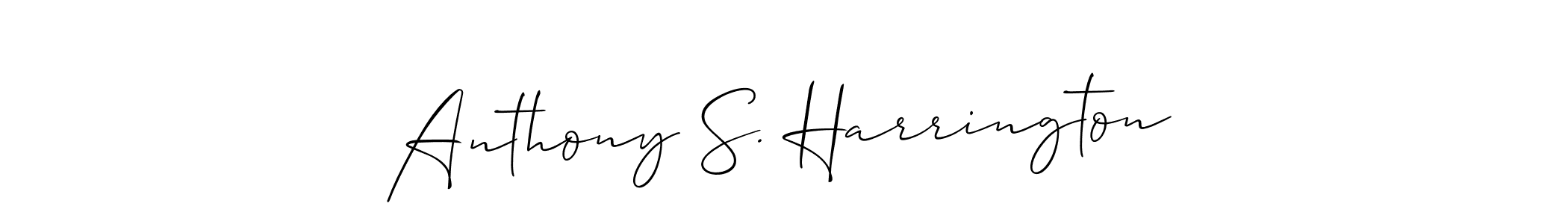 Once you've used our free online signature maker to create your best signature Allison_Script style, it's time to enjoy all of the benefits that Anthony S. Harrington name signing documents. Anthony S. Harrington signature style 2 images and pictures png