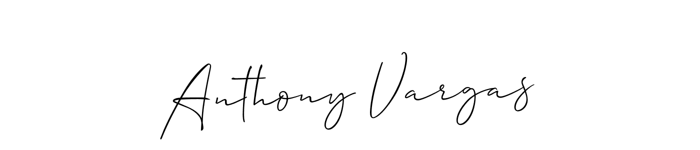Also we have Anthony Vargas name is the best signature style. Create professional handwritten signature collection using Allison_Script autograph style. Anthony Vargas signature style 2 images and pictures png