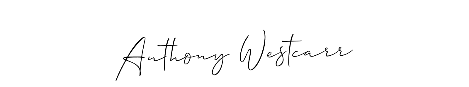 Best and Professional Signature Style for Anthony Westcarr. Allison_Script Best Signature Style Collection. Anthony Westcarr signature style 2 images and pictures png