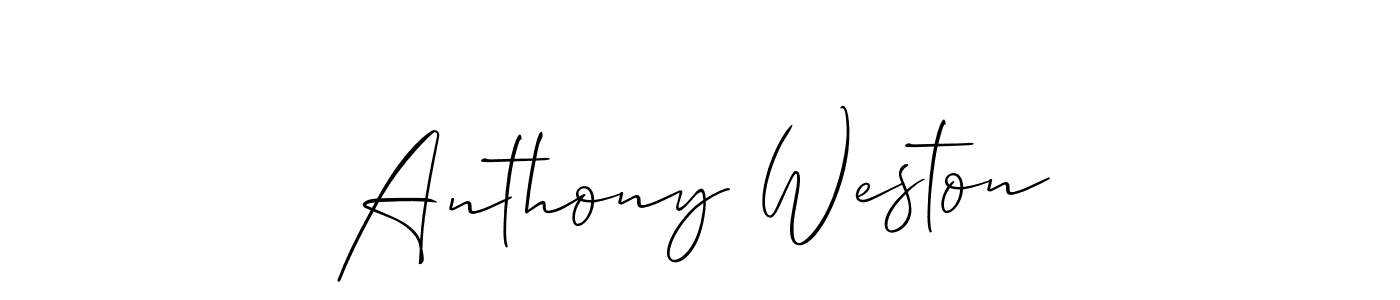 Make a short Anthony Weston signature style. Manage your documents anywhere anytime using Allison_Script. Create and add eSignatures, submit forms, share and send files easily. Anthony Weston signature style 2 images and pictures png