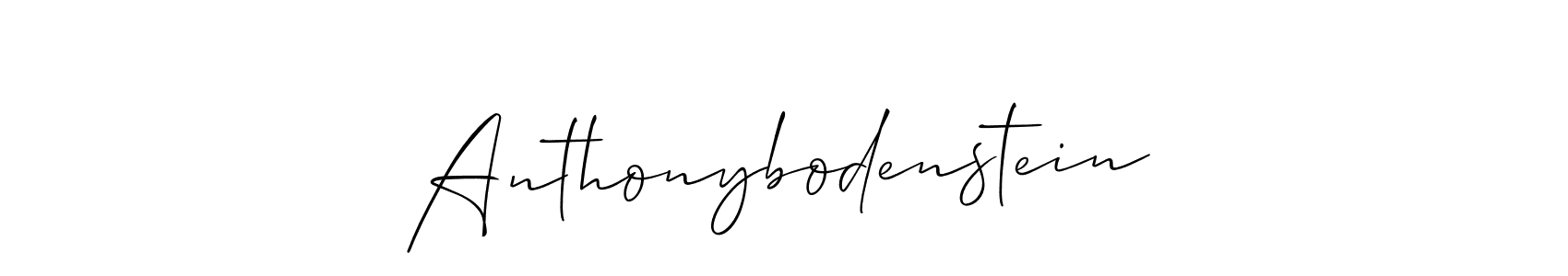 Make a beautiful signature design for name Anthonybodenstein. With this signature (Allison_Script) style, you can create a handwritten signature for free. Anthonybodenstein signature style 2 images and pictures png