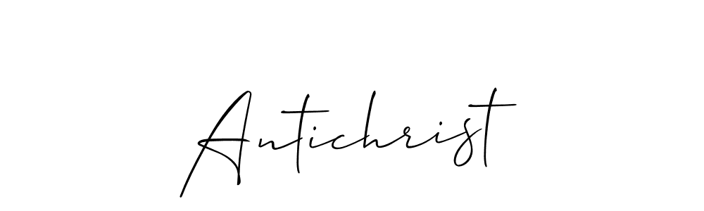 Also You can easily find your signature by using the search form. We will create Antichrist name handwritten signature images for you free of cost using Allison_Script sign style. Antichrist signature style 2 images and pictures png