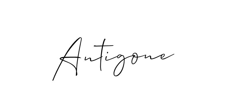 Also You can easily find your signature by using the search form. We will create Antigone name handwritten signature images for you free of cost using Allison_Script sign style. Antigone signature style 2 images and pictures png