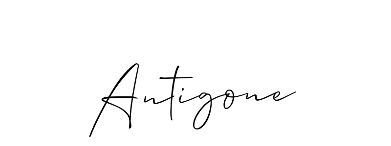 Use a signature maker to create a handwritten signature online. With this signature software, you can design (Allison_Script) your own signature for name Antigone. Antigone signature style 2 images and pictures png