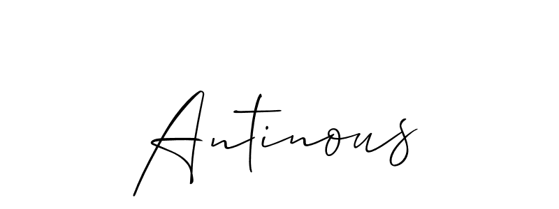 Make a short Antinous signature style. Manage your documents anywhere anytime using Allison_Script. Create and add eSignatures, submit forms, share and send files easily. Antinous signature style 2 images and pictures png