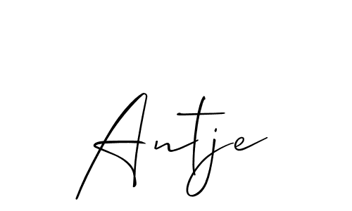 Make a short Antje signature style. Manage your documents anywhere anytime using Allison_Script. Create and add eSignatures, submit forms, share and send files easily. Antje signature style 2 images and pictures png