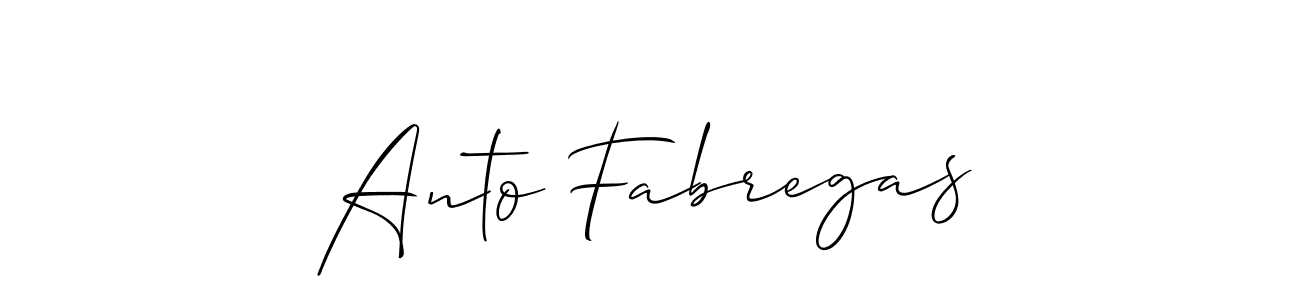 Check out images of Autograph of Anto Fabregas name. Actor Anto Fabregas Signature Style. Allison_Script is a professional sign style online. Anto Fabregas signature style 2 images and pictures png