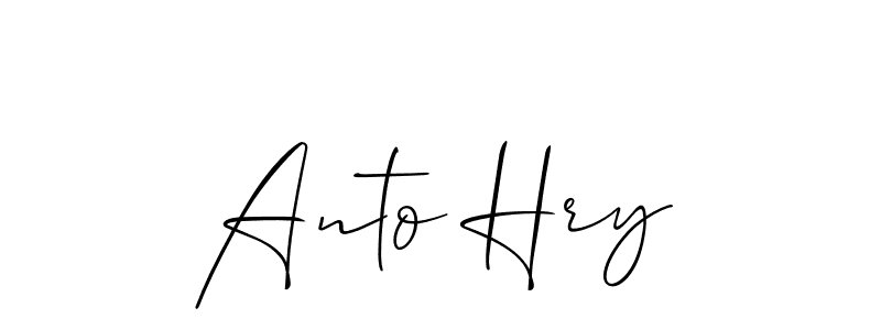 You can use this online signature creator to create a handwritten signature for the name Anto Hry. This is the best online autograph maker. Anto Hry signature style 2 images and pictures png