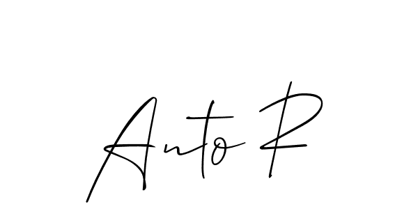 Best and Professional Signature Style for Anto R. Allison_Script Best Signature Style Collection. Anto R signature style 2 images and pictures png