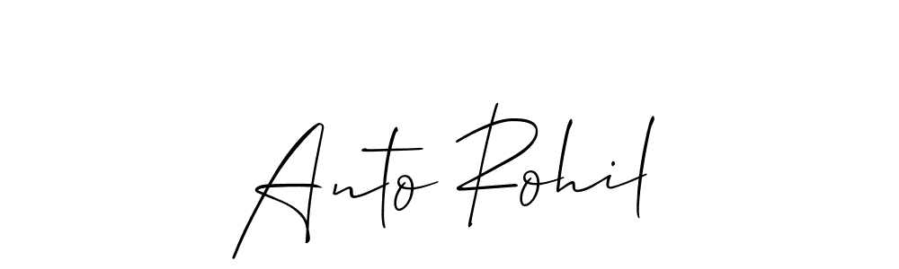 This is the best signature style for the Anto Rohil name. Also you like these signature font (Allison_Script). Mix name signature. Anto Rohil signature style 2 images and pictures png