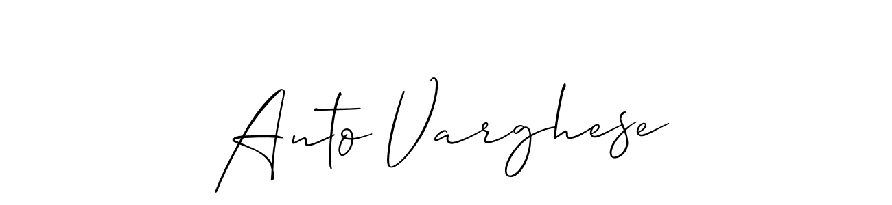 You can use this online signature creator to create a handwritten signature for the name Anto Varghese. This is the best online autograph maker. Anto Varghese signature style 2 images and pictures png