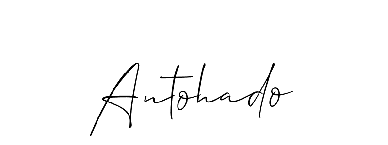 Similarly Allison_Script is the best handwritten signature design. Signature creator online .You can use it as an online autograph creator for name Antohado. Antohado signature style 2 images and pictures png