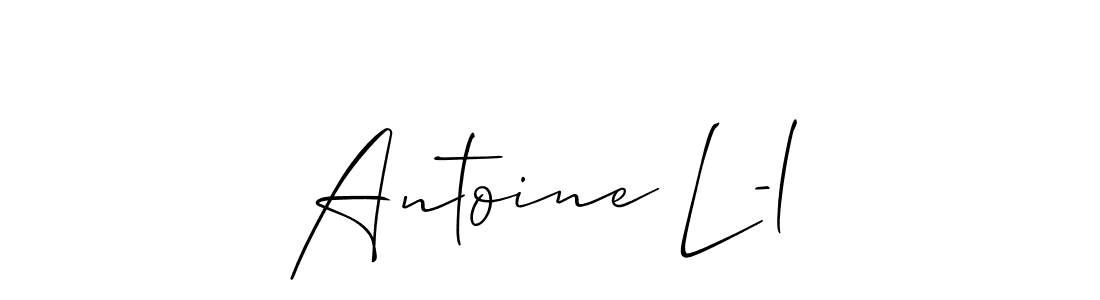 See photos of Antoine L-l official signature by Spectra . Check more albums & portfolios. Read reviews & check more about Allison_Script font. Antoine L-l signature style 2 images and pictures png