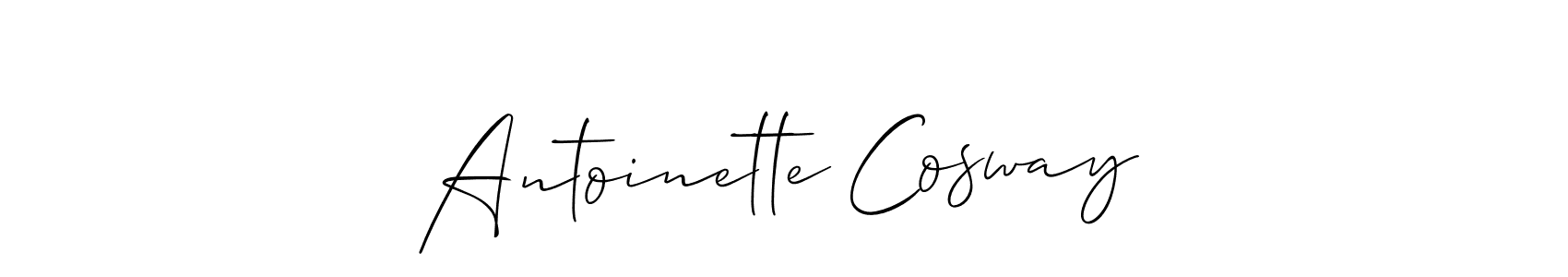 Best and Professional Signature Style for Antoinette Cosway. Allison_Script Best Signature Style Collection. Antoinette Cosway signature style 2 images and pictures png