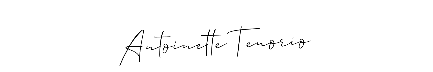 Create a beautiful signature design for name Antoinette Tenorio. With this signature (Allison_Script) fonts, you can make a handwritten signature for free. Antoinette Tenorio signature style 2 images and pictures png