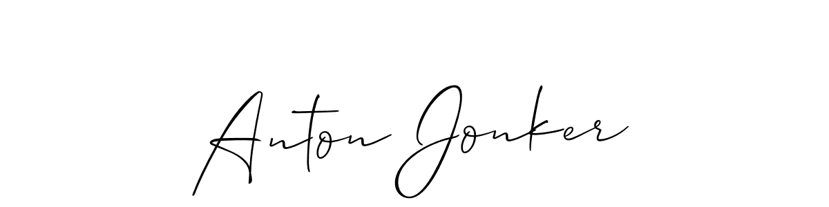 Also we have Anton Jonker name is the best signature style. Create professional handwritten signature collection using Allison_Script autograph style. Anton Jonker signature style 2 images and pictures png