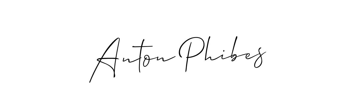 Create a beautiful signature design for name Anton Phibes. With this signature (Allison_Script) fonts, you can make a handwritten signature for free. Anton Phibes signature style 2 images and pictures png