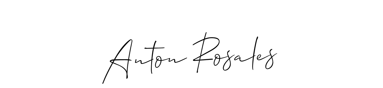 Also You can easily find your signature by using the search form. We will create Anton Rosales name handwritten signature images for you free of cost using Allison_Script sign style. Anton Rosales signature style 2 images and pictures png