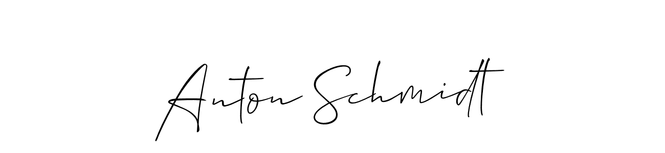 Once you've used our free online signature maker to create your best signature Allison_Script style, it's time to enjoy all of the benefits that Anton Schmidt name signing documents. Anton Schmidt signature style 2 images and pictures png