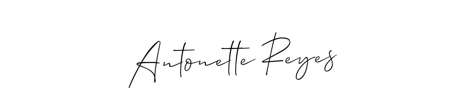 You can use this online signature creator to create a handwritten signature for the name Antonette Reyes. This is the best online autograph maker. Antonette Reyes signature style 2 images and pictures png