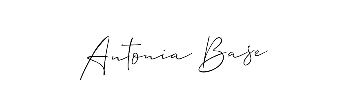 How to Draw Antonia Base signature style? Allison_Script is a latest design signature styles for name Antonia Base. Antonia Base signature style 2 images and pictures png