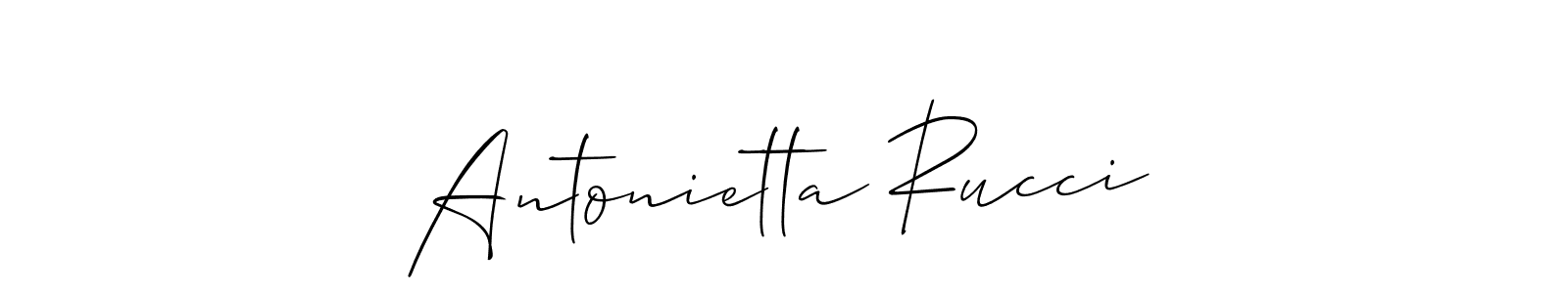 Allison_Script is a professional signature style that is perfect for those who want to add a touch of class to their signature. It is also a great choice for those who want to make their signature more unique. Get Antonietta Rucci name to fancy signature for free. Antonietta Rucci signature style 2 images and pictures png