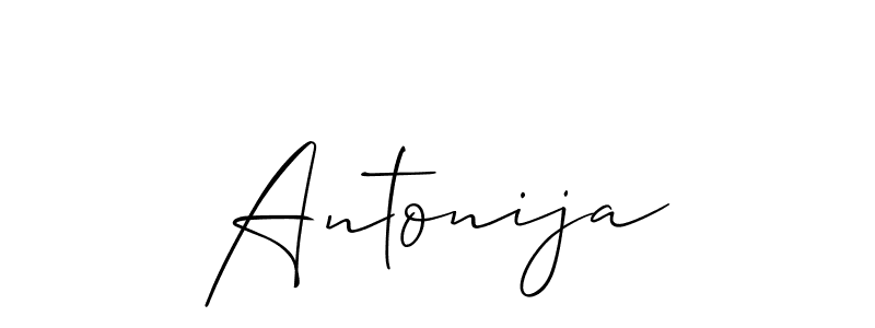 if you are searching for the best signature style for your name Antonija. so please give up your signature search. here we have designed multiple signature styles  using Allison_Script. Antonija signature style 2 images and pictures png