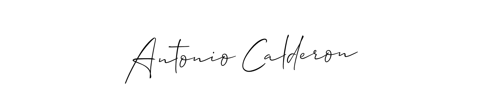 This is the best signature style for the Antonio Calderon name. Also you like these signature font (Allison_Script). Mix name signature. Antonio Calderon signature style 2 images and pictures png