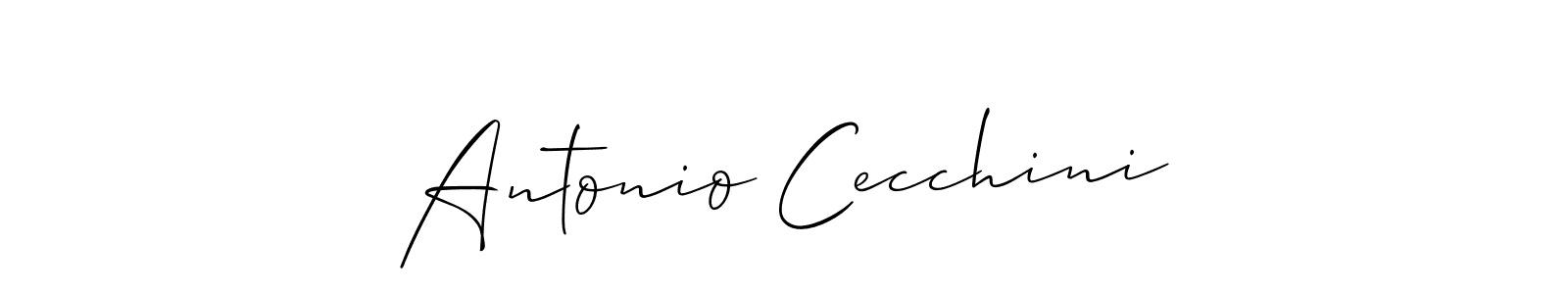 How to Draw Antonio Cecchini signature style? Allison_Script is a latest design signature styles for name Antonio Cecchini. Antonio Cecchini signature style 2 images and pictures png