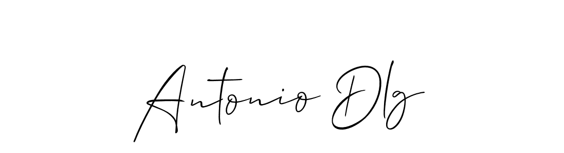 This is the best signature style for the Antonio Dlg name. Also you like these signature font (Allison_Script). Mix name signature. Antonio Dlg signature style 2 images and pictures png