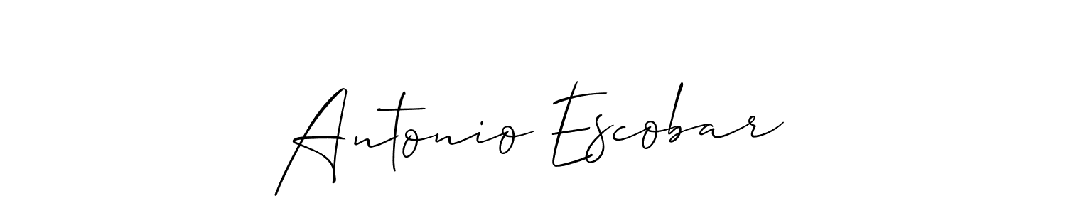 Once you've used our free online signature maker to create your best signature Allison_Script style, it's time to enjoy all of the benefits that Antonio Escobar name signing documents. Antonio Escobar signature style 2 images and pictures png