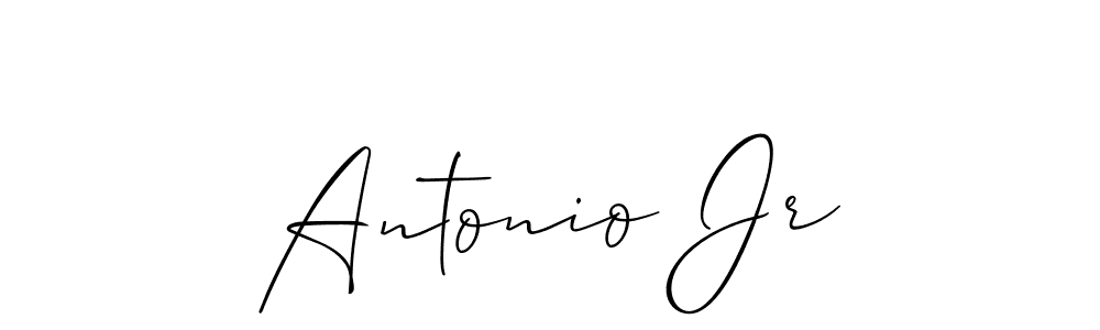 This is the best signature style for the Antonio Jr name. Also you like these signature font (Allison_Script). Mix name signature. Antonio Jr signature style 2 images and pictures png