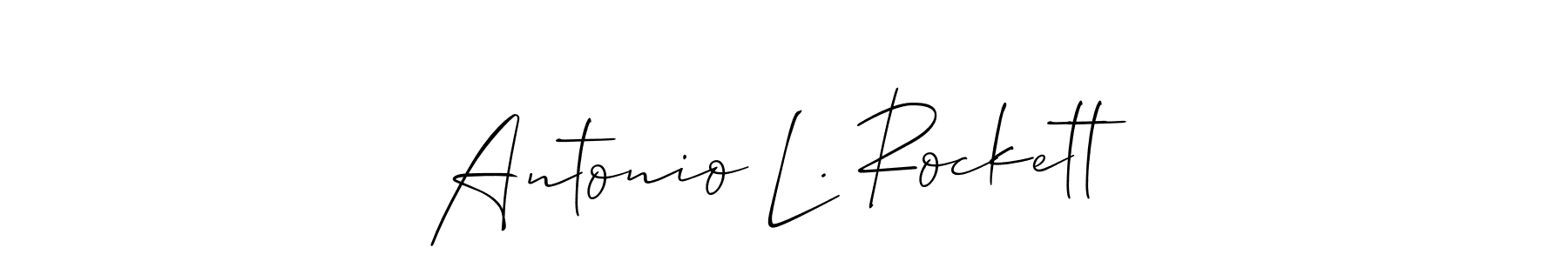 See photos of Antonio L. Rockett official signature by Spectra . Check more albums & portfolios. Read reviews & check more about Allison_Script font. Antonio L. Rockett signature style 2 images and pictures png