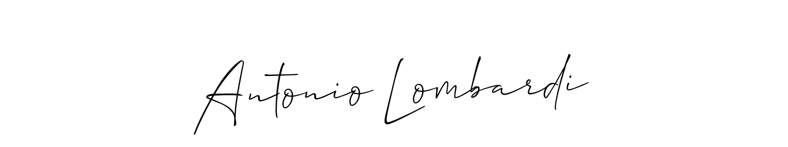 This is the best signature style for the Antonio Lombardi name. Also you like these signature font (Allison_Script). Mix name signature. Antonio Lombardi signature style 2 images and pictures png