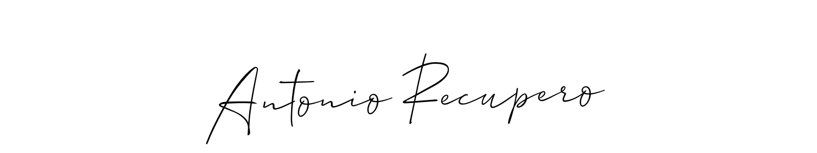 Also You can easily find your signature by using the search form. We will create Antonio Recupero name handwritten signature images for you free of cost using Allison_Script sign style. Antonio Recupero signature style 2 images and pictures png