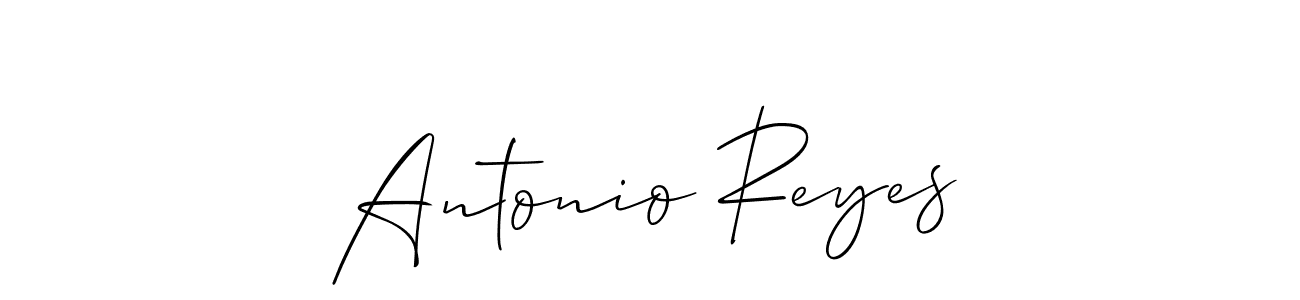 Antonio Reyes stylish signature style. Best Handwritten Sign (Allison_Script) for my name. Handwritten Signature Collection Ideas for my name Antonio Reyes. Antonio Reyes signature style 2 images and pictures png