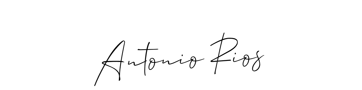 This is the best signature style for the Antonio Rios name. Also you like these signature font (Allison_Script). Mix name signature. Antonio Rios signature style 2 images and pictures png