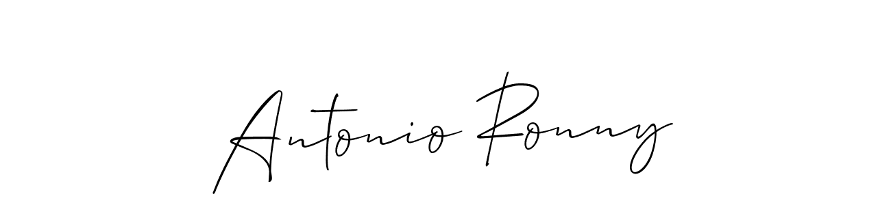 See photos of Antonio Ronny official signature by Spectra . Check more albums & portfolios. Read reviews & check more about Allison_Script font. Antonio Ronny signature style 2 images and pictures png