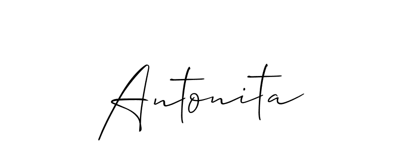 See photos of Antonita official signature by Spectra . Check more albums & portfolios. Read reviews & check more about Allison_Script font. Antonita signature style 2 images and pictures png