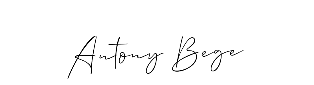 Also You can easily find your signature by using the search form. We will create Antony Bege name handwritten signature images for you free of cost using Allison_Script sign style. Antony Bege signature style 2 images and pictures png