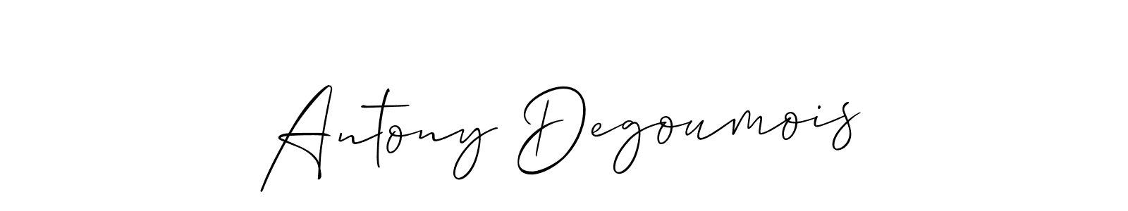 Here are the top 10 professional signature styles for the name Antony Degoumois. These are the best autograph styles you can use for your name. Antony Degoumois signature style 2 images and pictures png