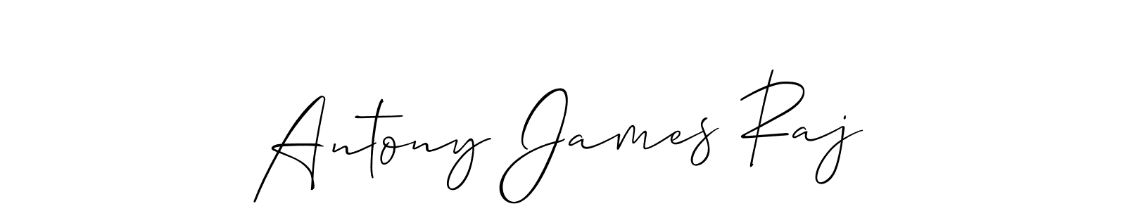 Also we have Antony James Raj name is the best signature style. Create professional handwritten signature collection using Allison_Script autograph style. Antony James Raj signature style 2 images and pictures png