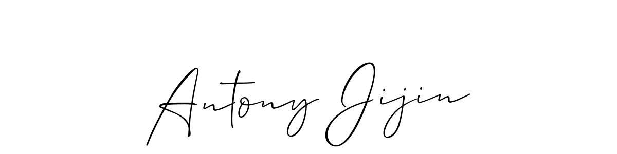 Make a beautiful signature design for name Antony Jijin. Use this online signature maker to create a handwritten signature for free. Antony Jijin signature style 2 images and pictures png